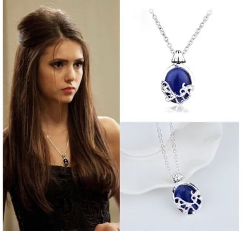 Screen accurate Katherine Pierce necklace from the Vampire Diaries Katherine Pierce Necklace, Katherine Necklace, Elena Necklace, Original Necklace, Katherine Pierce, Elena Gilbert, The Vampire Diaries, Inspired Jewelry, Nina Dobrev