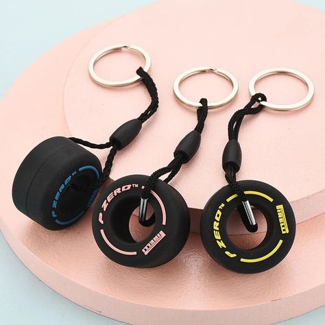 Fashion F1 Simulation Cartoon Small Tire Keychain Formula One Racing Tire Keychain Pendant Car Keychain Decoration Accessories | Wish Colorful Keychain, Mens Gadgets, Key Accessories, Key Bag, F1 Racing, Gadget Gifts, Rubber Tires, Car Lover, Trendy Accessories