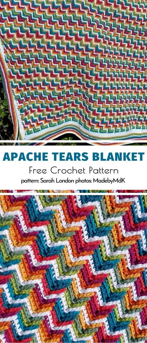 Crochet Indian Blanket Free Pattern, Apache Tears Crochet Pattern, Crochet Ripple Pattern, Crochet Pot Holders Free Pattern, 100 Crochet Stitches, Yarn Blanket, Giant Yarn, Crochet Applique Patterns Free, Apache Tears