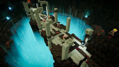 Minecraft Dungeons:Soul Sand Valley – Minecraft Wiki Armor Room Minecraft, Dungeon Room, Minecraft Dungeons, Secret Secret, Evil Games, Soul Game, Minecraft Mobs, Secret Location, Minecraft Plans