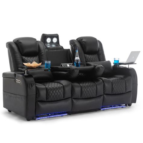 Movie Theater Chairs, Movie Chairs, Fold Down Table, Theater Chairs, Relaxing Game, Theater Recliners, Reclining Chairs, Cinema Seats, Best Home Theater