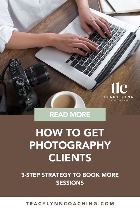 How to Get Photography Clients: 3-Step Strategy to Book More Sessions. Book more photography sessions and get more photography clients with this simple 3-step strategy laid out for you! Read more here. Photography Workflow, Job Clothes, Bridal Fair, Bookkeeping Business, Attract Clients, Hope Photography, Attraction Marketing, Jobs For Teens, Find Clients