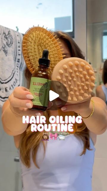 269K views · 14K likes | Emilia Marantos on Instagram: "hair oiling 101!!! the routine that has worked miracles on my hair 🥹🎀🫶🏽  also just want to preface this has what worked for me!! I am by no means an expert 😙💞  #hairoiling #hairoil #hairgrowth #hairgrowthtips #hairgrowthjourney #hairoilsforgrowth" How To Use Hair Oil, How To Oil Your Hair, Oiling Hair Routine, Hair Oiling Tips, Hair Oiling Routine, Hair Oiling, Hair Oils, The Routine, Hairdos For Curly Hair