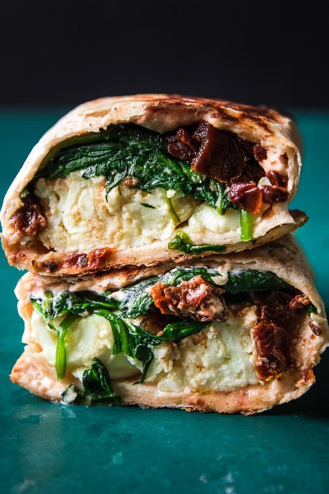 Spinach Feta Wrap, Feta Wrap, Spinach Wrap, Wraps Recipes Healthy, Spinach Wraps, The Modern Proper, Modern Proper, Light Appetizers, Healthy Wraps