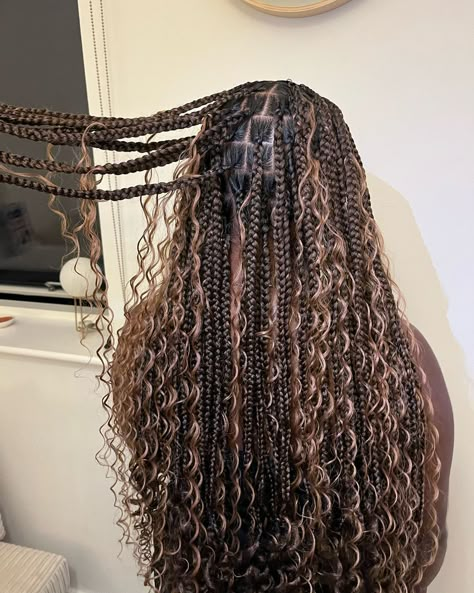 Bronde Knotless Goddess Braids Goddess Braid Ponytail, Short Box Braids Hairstyles, Cute Braids, Short Box Braids, Cute Box Braids, Goddess Braids Hairstyles, Hairstyles Pictures, Braids Ideas, Cute Box Braids Hairstyles