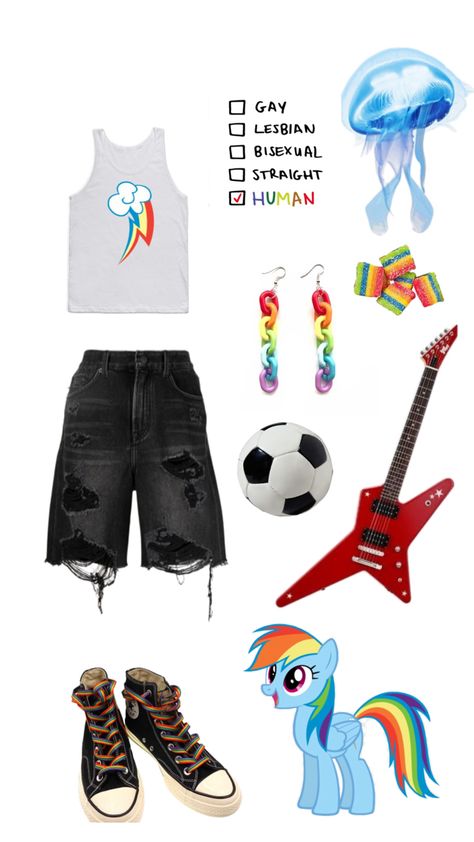 Rainbow Dash Outfit, Rainbow Dash Cosplay, Rainbow Dash, Outfit Inspirations, Rainbow, Outfit Inspo, Clothes