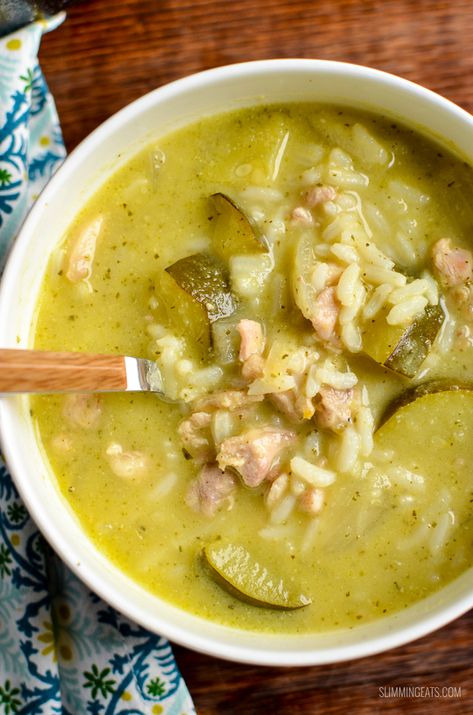 Zucchini Rice Soup, Chicken Soup With Zucchini, Chicken And Zucchini Soup, Chicken Zucchini Soup Recipes, Zucchini Chicken Soup, Bland Soup Recipes, Chicken Zucchini Rice, Soup Gluten Free Dairy Free, Zucchini And Rice