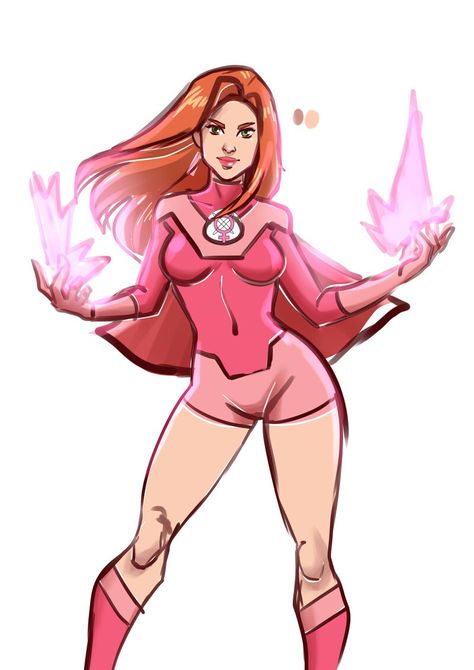 Floating Superhero Poses, Atom Eve Fanart, Super Hero Poses Reference Drawings, Superhero Designs, Atom Eve, Teen Titans Starfire, Fan Image, Invincible Comic, Drawing Superheroes