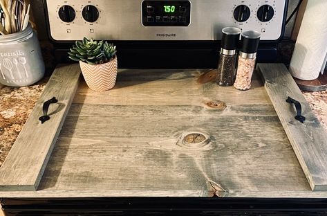 Gas Stove Top Covers, Wooden Stove, Wooden Stove Top Covers, Noodle Board, Stove Top Cover, Wooden Serving Trays, Electric Stove, Iron Handles, Kitchen Decor Items