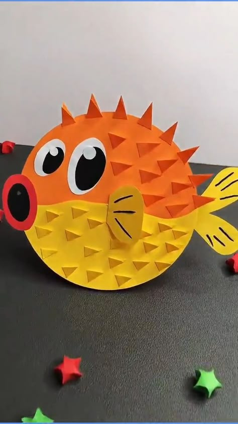 Fish Crafts Preschool, Water Unit, Scuba Vbs, Vbs 2024, Papercraft Ideas, Fish Crafts, Hand Crafts For Kids, Crafts Preschool, Animal Crafts For Kids