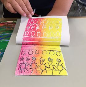 Cassie Stephens: In the Art Room: Second Grade Kindness Prints! Classe D'art, Printmaking Projects, Elementary Art Rooms, Cassie Stephens, 2nd Grade Art, Outfit Photos, Printmaking Art, Art Curriculum, Elementary Art Projects