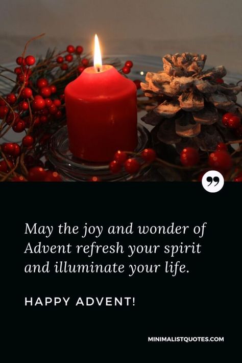 Advent Quotes, Wishes & Messages | Minimalist Quotes Happy Advent Wishes, Advent Quotes, Happy Advent, Pray For Peace, Minimalist Quotes, Peaceful Life, Wishes Messages, S Quote, Wishes Images