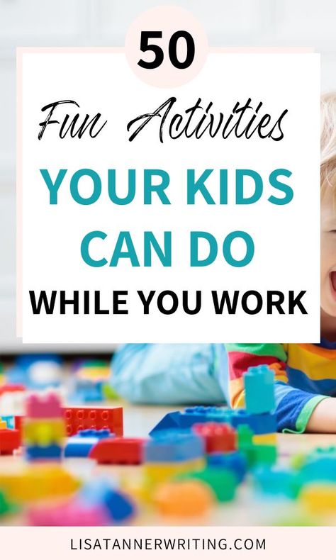 Activities To Keep Kids Busy, Daughter Bonding, Mom With Kids, Boss Tips, Kids Routine, Kids Activities At Home, Keeping Kids Busy, Work From Home Mom, Simple Activities