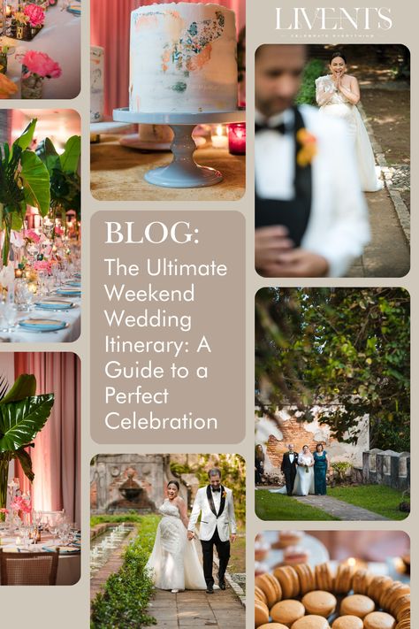 Weekend Wedding, Wedding Weekend Schedule Of Events, Wedding Weekend Itinerary For Guests, Destination Wedding Weekend Itinerary, Vegas Wedding Weekend Itinerary, Destination Wedding Schedule Of Events, Party Agenda, Wedding Weekend Itinerary, Wedding In Puerto Rico