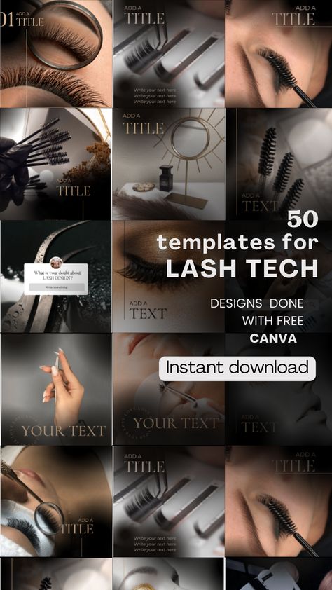 Lash Artist Instagram Templates| Lash Tech Artist Post | Lash Extension Templates Lash Extension Aesthetic Instagram, Eyelash Extensions Instagram Post, Lashes Instagram Post, Lash Story Ideas, Lash Tech Aesthetic Instagram, Lash Extensions Instagram Post, Lashtech Aesthetic, Eyelash Content, Lash Post Ideas