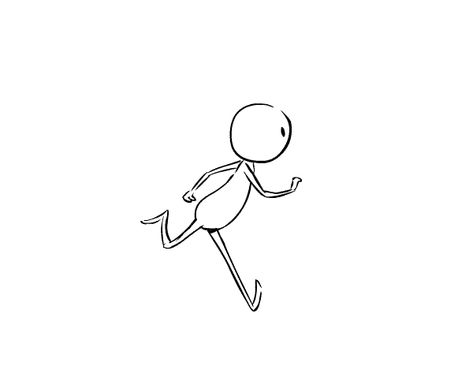 Animate Character, Running Animation, Character Running, Running Drawing, Man Gif, Principles Of Animation, Running Gif, Cycling For Beginners, Learn Animation