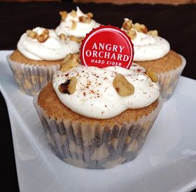 Great cupcake recipe from an Angry Orchard fan - Secrets of a Condo Cook: Cinnful Cidercakes #cupcakes #AngryOrchard #recipe Angry Orchard Cupcakes, Angry Orchard, Cupcake Recipe, Here's The Thing, Vegan Cake, Sweets Treats, Cupcake Recipes, The Thing, Om Nom