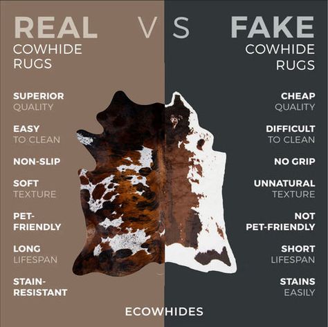 No doubt about it, Real Cowhide Rug Leather is better than Faux Cowhide rug Leather. Decorating your home is an art to express your unique style and create a space where your family can thrive, share, and be themselves. Faux Cowhide Rug, Faux Cowhide, Cowhide Pillows, Cowhide Rugs, Hide Rug, Cowhide Rug, Rug Brown, Cow Hide Rug, Cow Hide