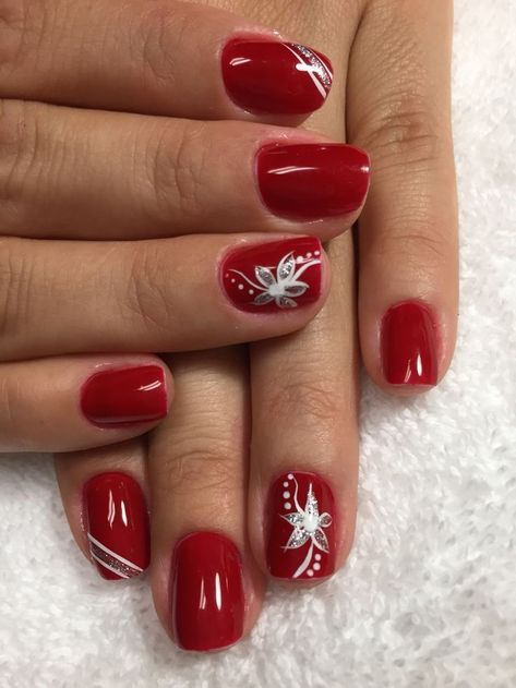 Best Summer Nails | Summer Nails 2023 | Nails Inspiration Christmas Manicure, Tropical Nails, Polish Nails, Moon Nails, Nails Design With Rhinestones, Coffin Shape, Christmas Nail Art Designs, Red Nail Designs, Super Nails