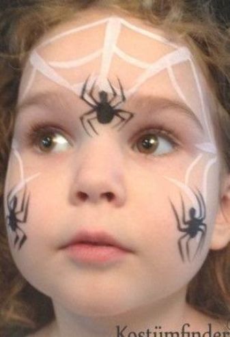 60+ ideas makeup halloween spider face paintings #makeup Halloween Makeup Looks For Kids, Spider Ideas, Skeleton Face Makeup, Spider Face Painting, Kitty Face Paint, Animal Face Paintings, Spider Face, Kids Face Paint, Face Paintings