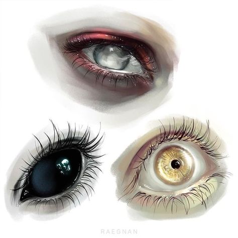 Eye Painting Digital, Eye Lighting Reference, Widened Eyes Drawing, Magical Eyes Art, Magical Eyes Drawing, Digital Art In Photoshop, Eye Colors Drawing, Magic Eyes Art, Eye Styles Art