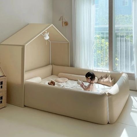 Solid Wood Floor Children Beds Toddler Princess House Design Children Beds Platform Cama Infantiles Bedroom Furniture YQ50CB - AliExpress Bed Platform, Solid Wood Flooring, Princess House, Kids' Bed, Bed Frame And Headboard, Kid Beds, Platform Bed, Bed Furniture, Wood Floors