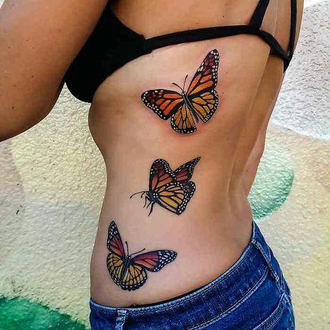 Beautiful Butterfly tattoo that goes from hip to upper back Taekwondo Tattoo, Rose Gold Tattoo, Monarch Tattoo, Monarch Butterfly Tattoo, 3d Butterfly Tattoo, Master Tattoo, Butterfly Tattoo On Shoulder, Butterfly Tattoo Meaning, Butterfly Back Tattoo