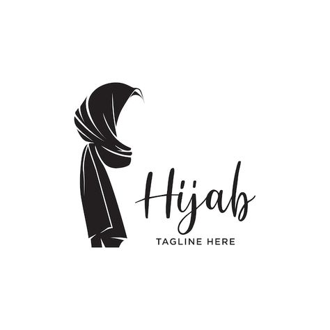 Hijab Logo, Logo Design Women, Wallpaper Iphone Quotes Backgrounds, Lantern Illustration, Ramadan Kareem Vector, Ramadan Background, Hijab Designs, Simple Hijab, Beauty Salon Logo