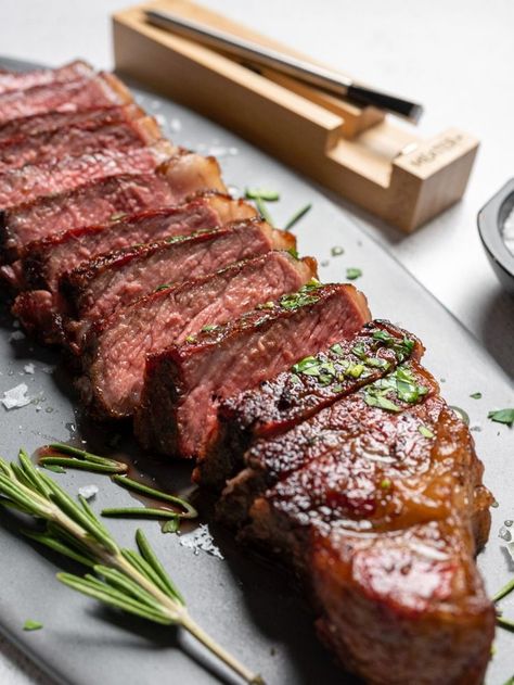 Get a steak that looks at you like...

#MEATER #MEATERmade Cooking Thermometer, Meat Thermometer, Smart Cooking, Steak, Meat