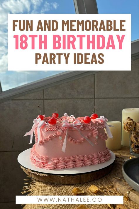 Looking for FUN and MEMORABLE 18th birthday party ideas? Here are 52 best birthday party ideas that an 18-year-old actually wants to do on her 18th birthday with her friends! Best Birthday Party Ideas, 18th Birthday Party Ideas, 18th Birthday Party Themes, Unique Party Ideas, Holiday Party Themes, Fun Birthday Party, 18th Birthday Party, Sleepover Party