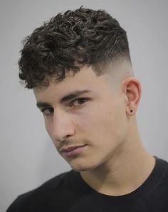 French Cut Hair, Long Crew Cut, Boys Haircuts Curly Hair, Crew Cut Hair, Crew Cut Haircut, Men's Curly Hairstyles, Crop Haircut, Men Haircut Curly Hair, Crop Hair