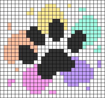 Pixel Art Easy Small Cute, Small Grid Pattern, Pixel Art Small Cute, Small Pixel Art Grid, Small Pixel Art Pattern, Small Alpha Patterns, Pixel Kawaii, Modele Pixel Art, Grid Patterns