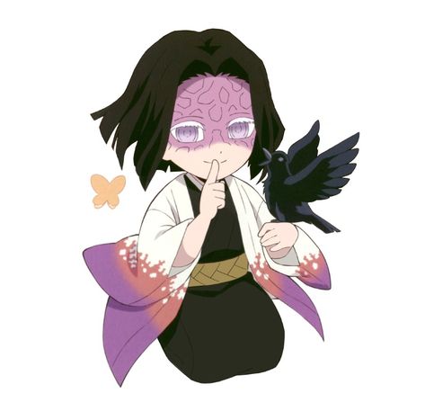 Chibi Kny, Kagaya Ubuyashiki, Chibi Body, Anime Butterfly, Demon Art, Fandom Funny, Chibi Drawings, Art Base, Anime Character Drawing