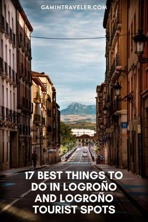 17 Best Things to do in Logroño And Logroño Tourist Spots - Gamintraveler Ojen Spain, Salou Spain Things To Do, Logrono Spain, Toledo Spain Day Trip, Best Cities In Spain, Spain Road Trip, San Bartolome, Places In Spain, Living In Europe