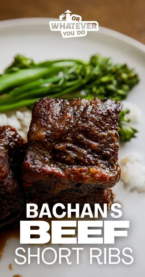 Smoked Bachan's Beef Short Ribs - Or Whatever You Do Smoked Short Ribs, Smoker Meat Recipes, Prime Rib Recipe Easy, Smoker Brisket, Japanese Bbq Sauce, Recipes For Big Families, Leftover Prime Rib Recipes, Smoked Chicken Recipes, Short Rib Recipes