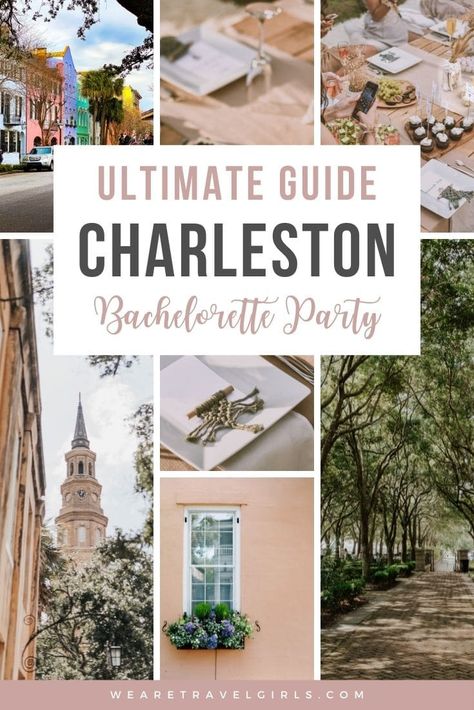 The Ultimate Charleston Bachelorette Party Guide [2023] | We Are Travel Girls Bachelorette Party South Carolina, Carolina Bachelorette Party, Charleston South Carolina Bachelorette Party, Bachelorette Party In Charleston Sc, Things To Do In Charleston Sc Bachelorette, Bachelorette Party Ideas Charleston, Charleston Theme Party, Bachelorette Themes Charleston, Bachelorette Trip Charleston Sc