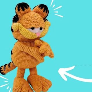 PATRONES AMIGURUMI GRATIS: PATRON GRATIS GARFIELD AMIGURUMI 68811 🐱 Free Crochet Pattern, Free Crochet, Peru, Amigurumi, Crochet Patterns, Internet, Crochet, Pattern