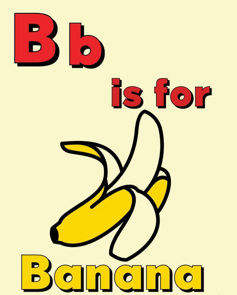 B is for banana colored with the help of recolor. The book is available on Amazon and the printable pages is available on my link in bio.❤️ #abcprintable #kidscoloring #kidscolouringfun #abccolor B Is For Banana, Abc Printables, Printable Pages, Coloring For Kids, The Help, Link In Bio, Abc, Books, Quick Saves