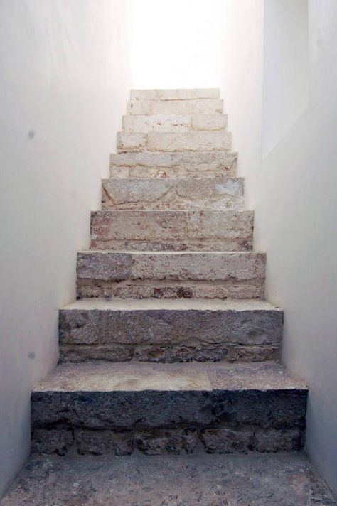 Sweden House, Old Stone Houses, Glass Staircase, Stone Interior, Stone Stairs, Stair Steps, Interior Stairs, Concrete Design, Stairway To Heaven