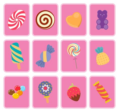 Candyland Printables Free Clip Art, Candyland Board Game Printable, Candy Land Board Game Template, Candy Land Printables Free, Candyland Templates Free Printable, Candyland Printables Free, Candyland Cards, Candy Land Printable, Candyland Game Pieces