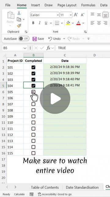 22K views · 1K likes | DataHerbert on Instagram: "Insert Checkbox With Timestamp In Excel #excel #tutorial #gsheets #education #learning #educational #exceltips #work #office #accounting" Excel If Formulas, Checkbox In Excel, Excel Sum Formula, Microsoft Excel Formulas, Excel Formulas, Microsoft Excel Tutorial, Free Classes, Computer Education, Excel Tips