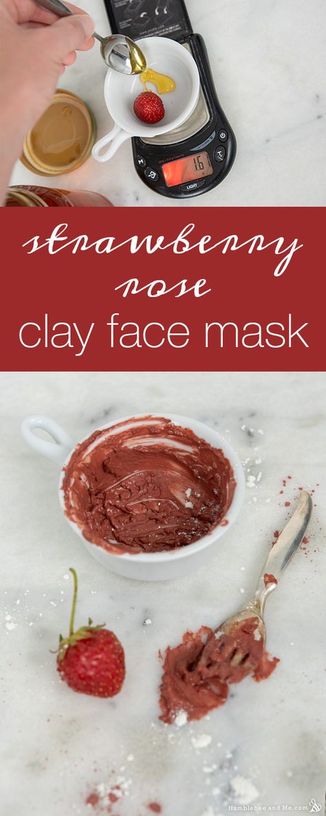 Rose Clay Face Mask, Honey Scrub, Apple Cider Vinegar Face Mask, Strawberry Face Mask, Banana Honey, Skin Tightening Mask, Face Mask Diy, Banana Face Mask, Face Mask For Pores