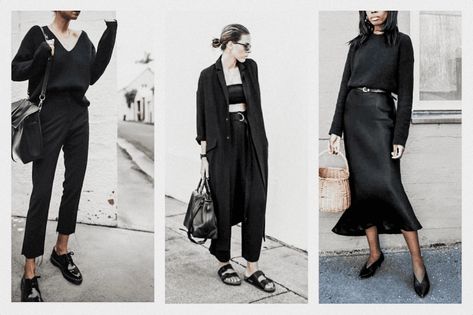 Modern Goth: Dark Elegance Redefined - Mirka Katariina Minimalist Goth Fashion, Black Capsule Wardrobe, Edgy Work Outfits, Minimalist Goth, Elegant Goth, Modern Goth, Dark Elegance, Sleek Dress, Outfit Styles