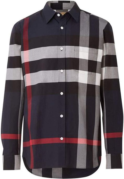 Burberry Check Stretch Cotton Shirt Burberry Shirts, Burberry Shirt, Pocket Shirt, Slim Fit Shirt, Burberry Men, Poplin Shirt, Check Shirt, Cotton Poplin, Stretch Cotton