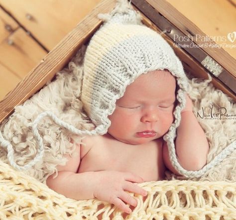 Baby Bonnet Pattern Free, Pixie Hat Pattern, Baby Boy Knitting Patterns Free, Baby Hat Free Pattern, Boys Knitting Patterns Free, Baby Bonnet Pattern, Beanie Hat Pattern, Baby Hat Knitting Pattern, Baby Boy Knitting Patterns