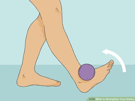 4 Ways to Strengthen Your Ankles - wikiHow Ankle Exercise, Ankle Rehab Exercises, Strengthen Ankles, Bat Wing Exercises, Ankle Strengthening Exercises, Ankle Weight Exercises, Weak Ankles, Ankle Exercises, Ankle Mobility