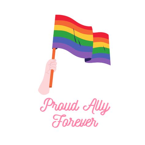 The logo says it all. I am a proud ally of the LGBTQ community forever. Proud Ally, Lgbt Ally, Straight Ally, Club Ideas, 2024 Vision, College Students, Cafe Press, Wind Sock, Vision Board