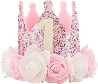 Balloons Gift Ideas, Birthday Decorations Balloons, Pink Birthday Party Decorations, Diy Birthday Crown, Old Flowers, Princess Birthday Decorations, Balloons Gift, 1st Birthday Hats, Princess Birthday Party Decorations