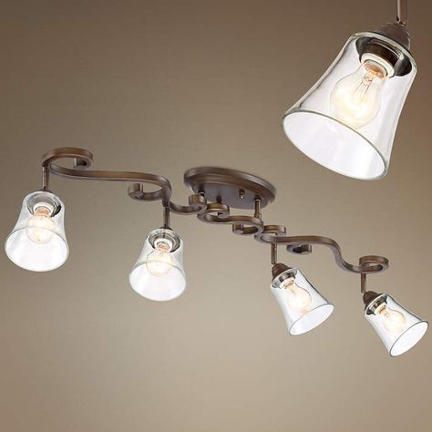 Farmhouse Track Lighting, Mission Style Lighting, Rustic Track Lighting, Track Lighting Kitchen, Track Lighting Kits, Track Lighting Fixtures, Track Light, Beautiful Lighting, Lamp Bulb