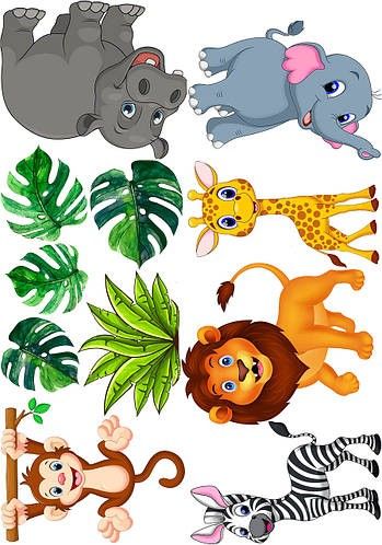 Jungle Theme Images, Safari Theme Cake Topper Printable, Jungle Theme Cake Topper, Zoo Cake Topper, Animal Theme Cake, Jungle Theme Cake, Safari Printable, Zoo Cake, Jungle Theme Cakes